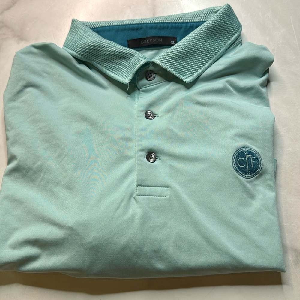Greyson Aqua Polo Conway Farms
